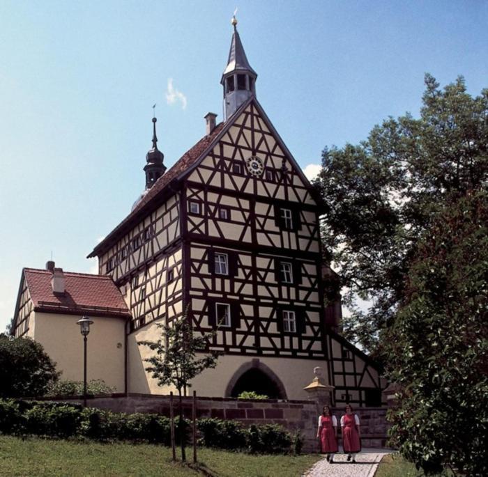 Burgbernheim Turmstueble Im Torhaus Von 1545 아파트 외부 사진